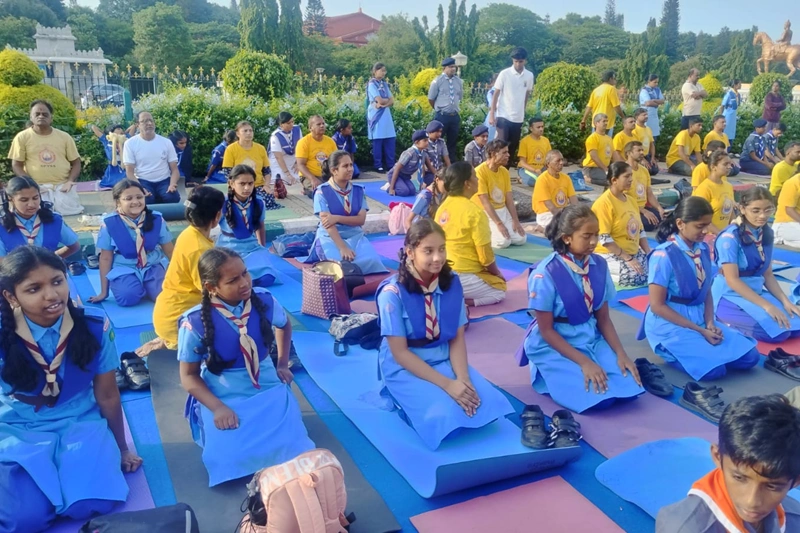 International Yoga Day - Bharat Scouts and Guides